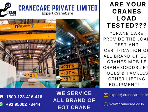 are your cranes load tested???