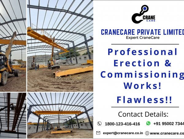 erection & commissioning work – cranecare